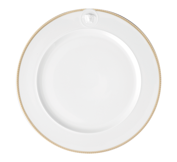 Meandre d`Or dekketallerken relief 30 cm fra Versace