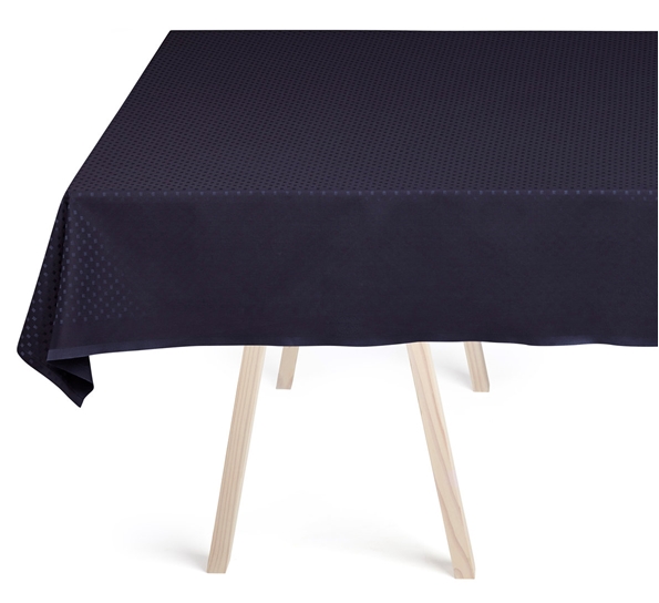 Snowflakes Blue Abyss duk 140x240 cm fra Georg Jensen Damask