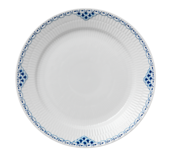 Prinsesse tallerken flat 25 cm fra Royal Copenhagen