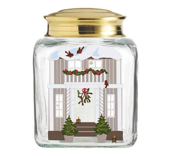 2022 julekakeglass h16 cm fra Holmegaard