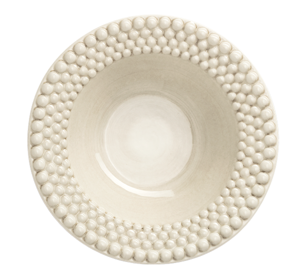 Bubbles tallerken dyp 25 cm 60 cl sand fra Mateus
