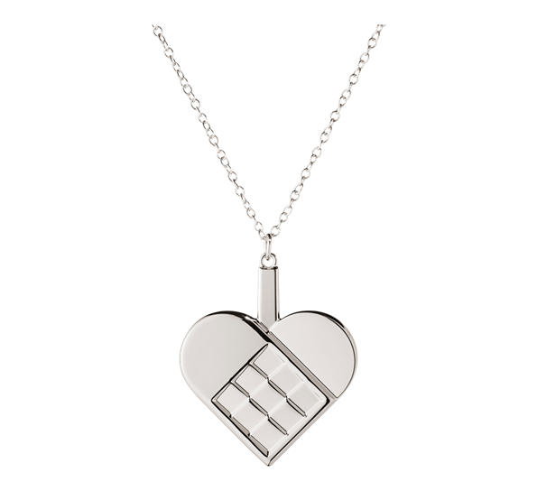 CC 2025 oranment hjerte palladium fra Georg Jensen