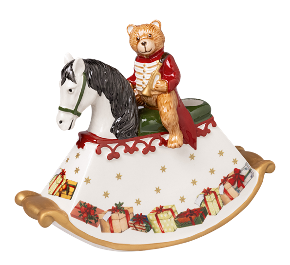 Christmas Toys lysestake gyngehest 17cm fra Villeroy & Boch