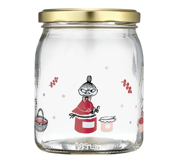 Mummi glasskrukke 0,5L med 4 stk merkelapper Muurla