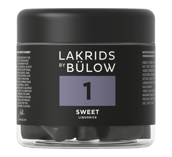 Sweet 1 lakris liten 150g fra Lakrids By Johan Bülow