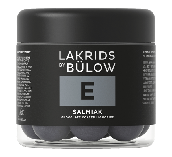 Salmiak lakris med sjokolade liten 125g fra Lakrids By Johan Bülow