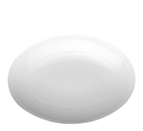 Loft Hvit fat ovalt 34 cm fra Thomas