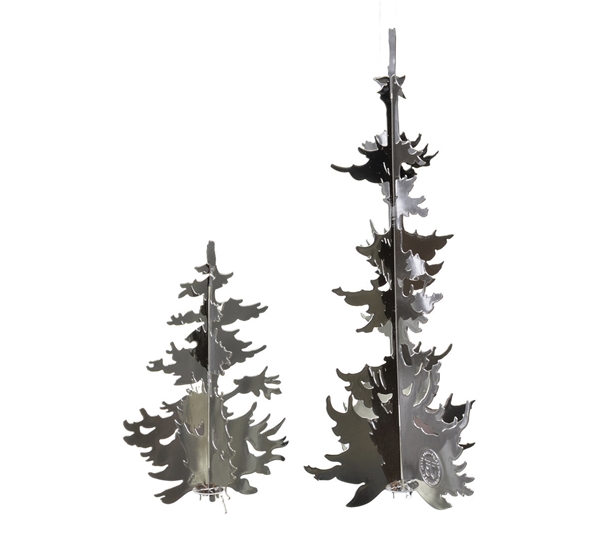 Vinterskog trær sølv 2pk fra Jette Frölich