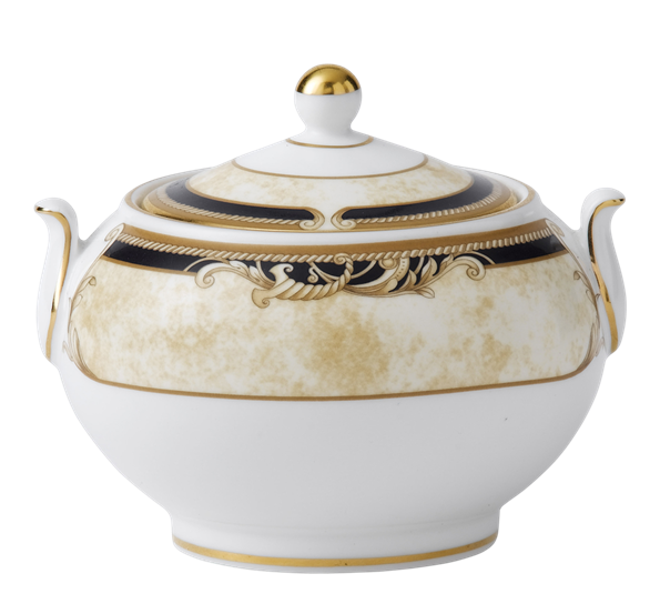 Cornucopia Sukkerskål M Lokk 7cm fra Wedgwood