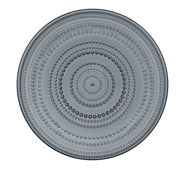 Kastehelmi grå kakefat 31,5 cm fra Iittala