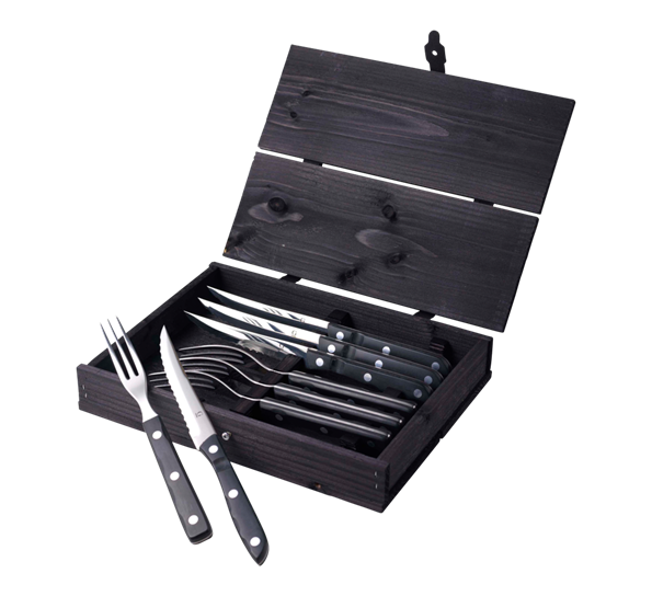 Old farmer black biffbestikk til 4 personer fra Gense