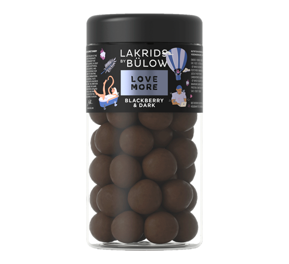 Love blackberry & dark lakris standard 295g fra Lakrids By Johan Bülow