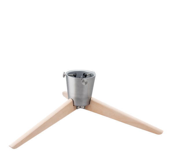 Treepod juletrefod aluminium bøk fra Stelton