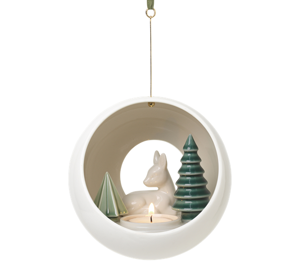 <p>Winter Stories fawn hengende telyslykt ø13 cm fra Dottir</p>
