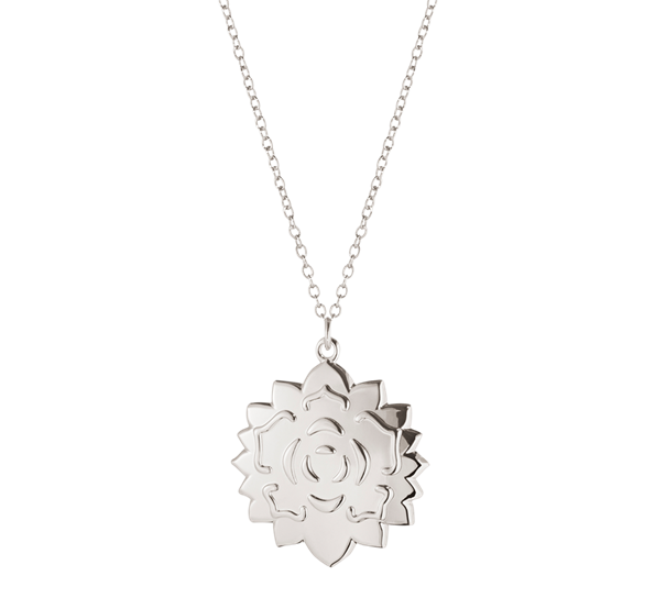 CC 2020 ornament Ice Rosette palladium fra Georg Jensen