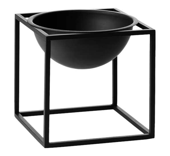 Kubus skål liten sort fra By Lassen