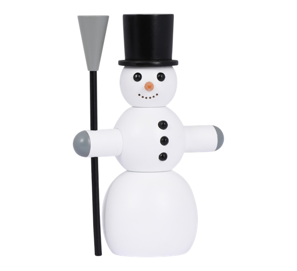 <p>Snømann h13 cm malt bøk fra Novoform</p>
