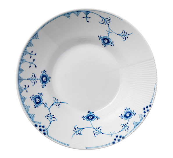 Blue Elements tallerken dyp 25 cm fra Royal Copenhagen