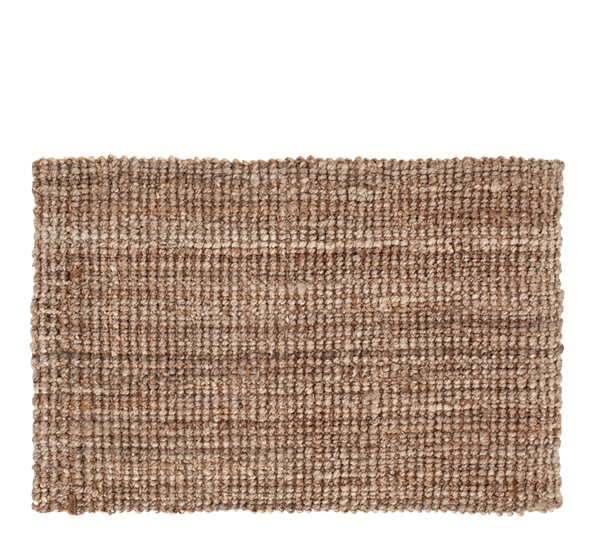 Julia dørmatte 60x90 cm jute naturgrå fra Dixie