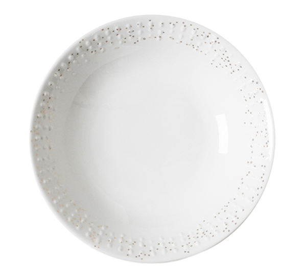 Lys tallerken dyp 20 cm fra Wik & Walsøe