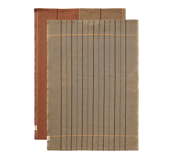 Ito kjøkkenhåndkle 2-pk hazel og oat fra Ferm Living