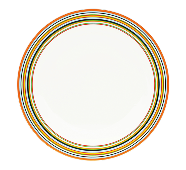 Origo tallerken flat 26 cm orange fra Iittala