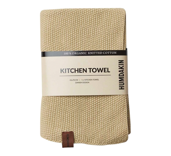 Knitted Kitchen kjøkkenhåndkle 45x70cm khaki fra Humdakin