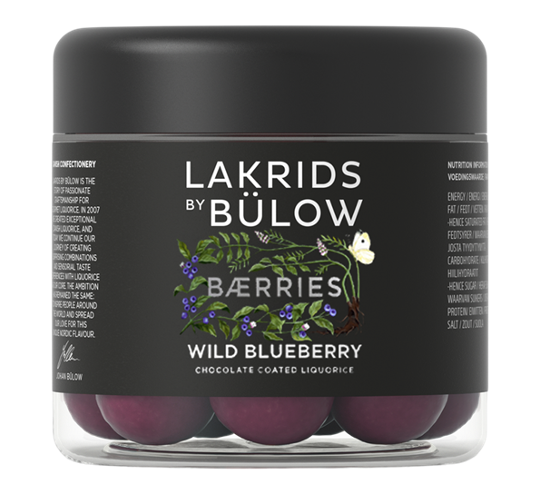 Bærries lakris liten 125 g Wild Blueberry fra Lakrids By Johan Bülow