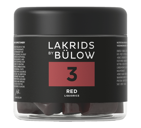 Red 3 lakris liten 150g fra Lakrids By Johan Bülow