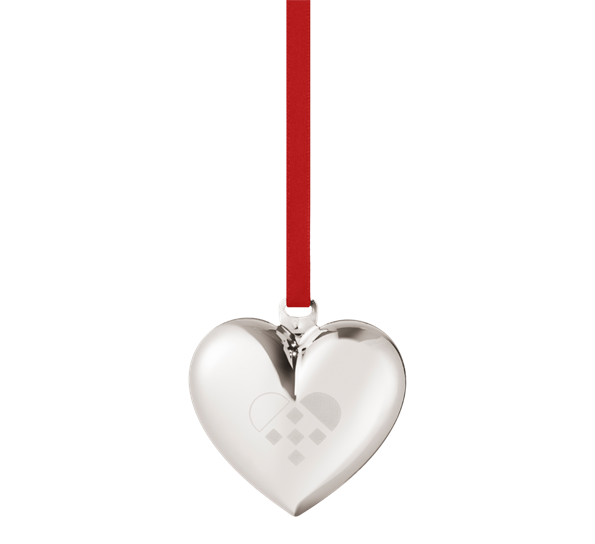 CC 2025 julehjerte palladium fra Georg Jensen