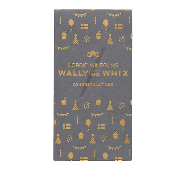 Congratulations Box vingummi 2 x Cubes 280 g fra Wally & Whiz
