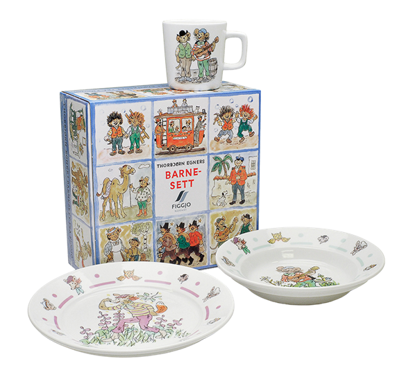 <p>Thorbj&oslash;rn Egners barneservise Hakkebakkeskogen</p>