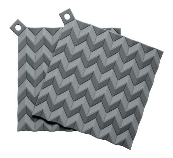 Hold-on grytekluter 2 stk grå fra RIG-TIG