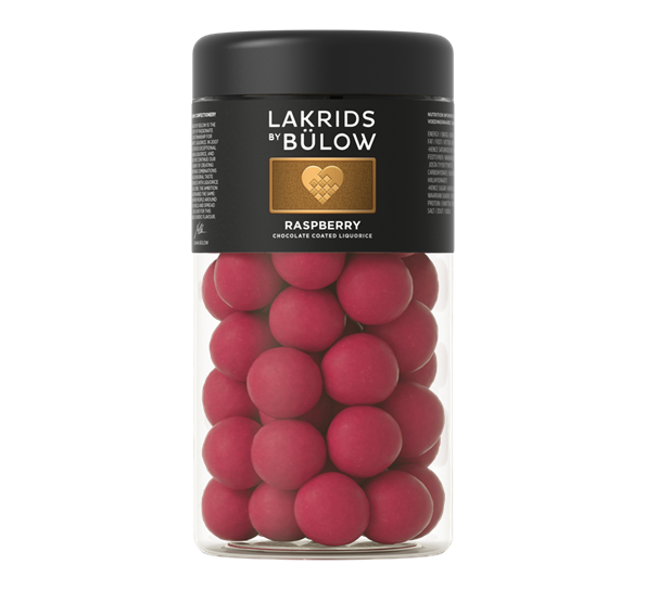 WE Lakris Crispy raspberry standard 295g fra Lakrids By Johan Bülow
