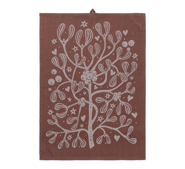 Misteltein kjøkkenhåndkle 70x50 cm cinnamon fra Ferm Living