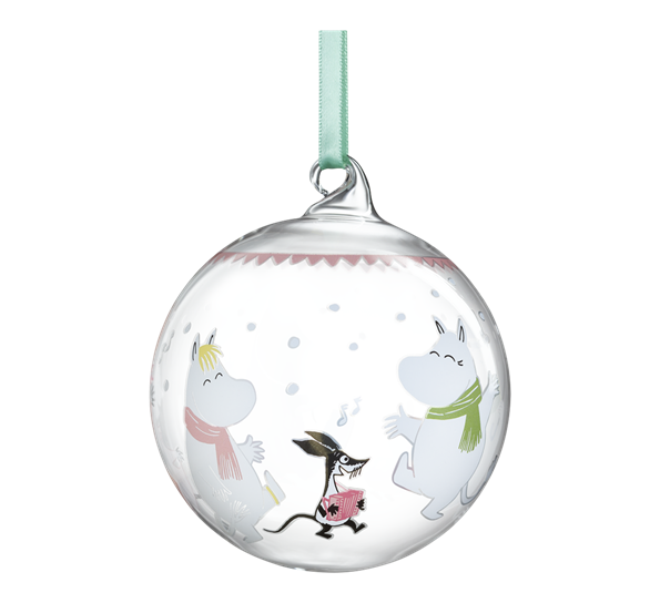 Mummi julekule 9 cm Fest fra Muurla