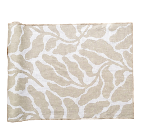 Leaves linløper 45x180 cm sand fra Fine Little Day