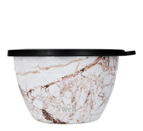 Salatbollesett 1,9L Calacatta gold fra S`well