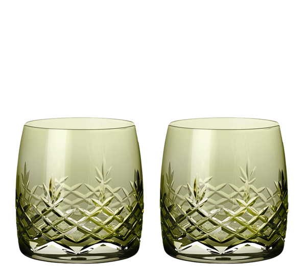 Crispy Emerald Aqua vannglass 2-pk fra Frederik Bagger