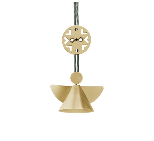 Nordic engel ornament mini brass fra Stelton