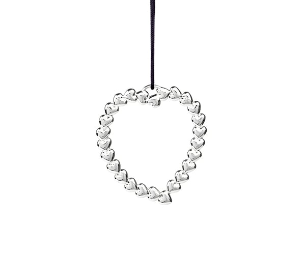 Karen Blixen hjertekrans forsølvet fra Rosendahl
