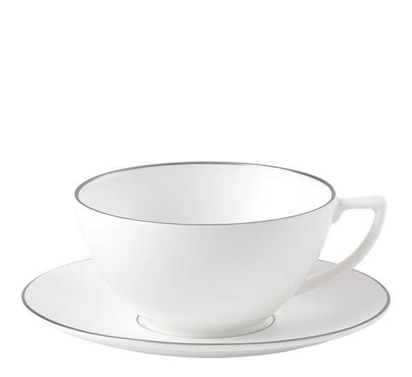 JC Platinum tekopp med skål 23 cl fra Wedgwood