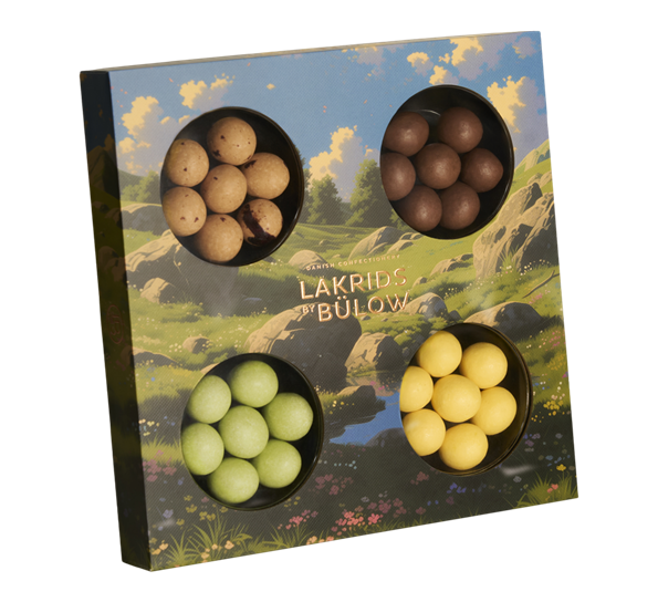 Ægg lakris selection box liten 2025 175g fra Lakrids By Johan Bülow