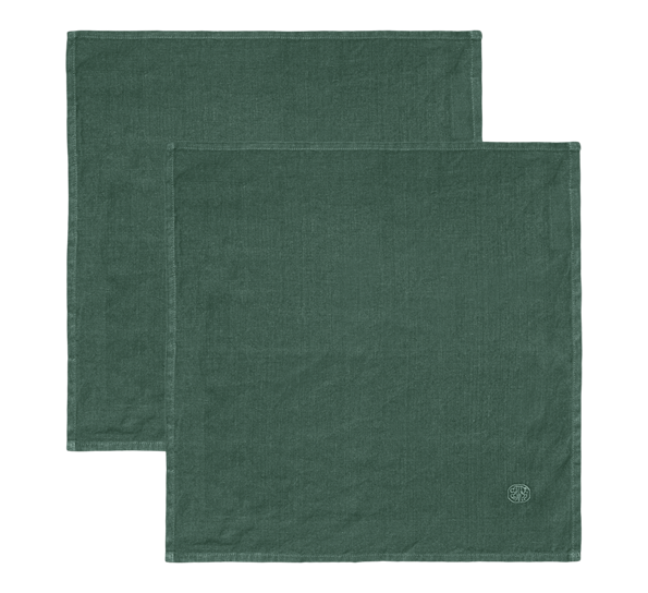 Plain linservietter 2-pk 45x45 cm København fra Georg Jensen Damask