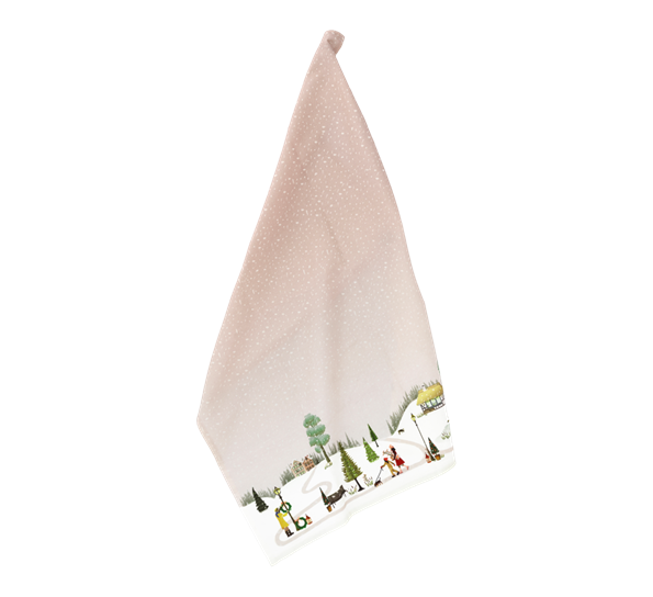 Vinter kjøkkenhåndkle 70x50 cm woodrose fra Pillivuyt