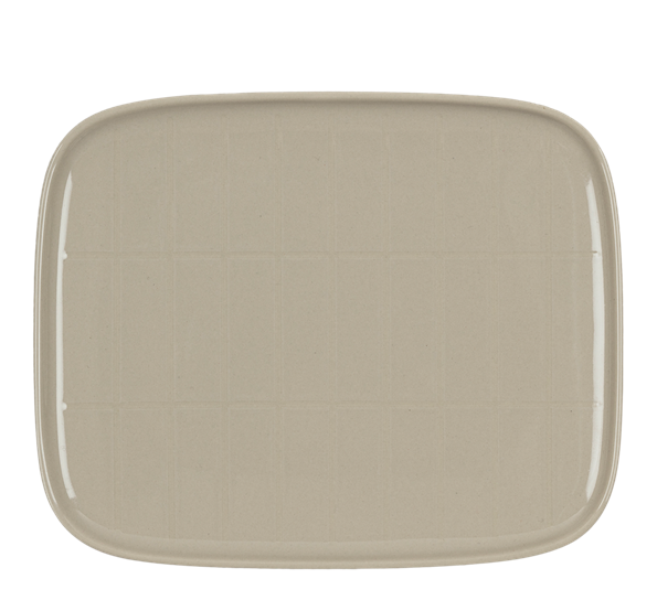 Tiiliskivi asjett 15x12cm brun fra Marimekko