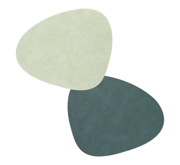 Curve Nupo double spisebrikke 37x44 cm mørkegrønn oliven Lind DNA