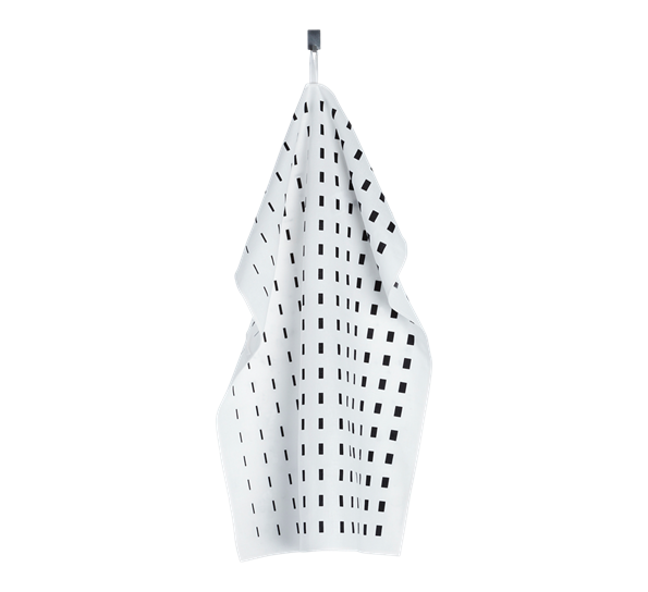 Kullervo kjøkkenhåndkle hvit sort fra Marimekko