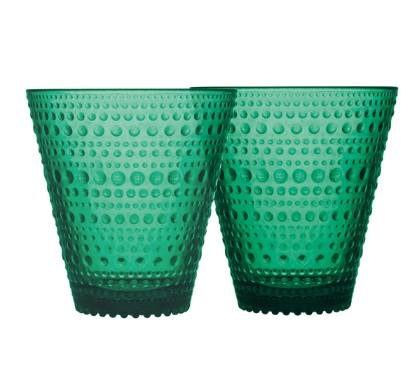 Kastehelmi smaragd vannglass 30 cl 2-pk fra Iittala