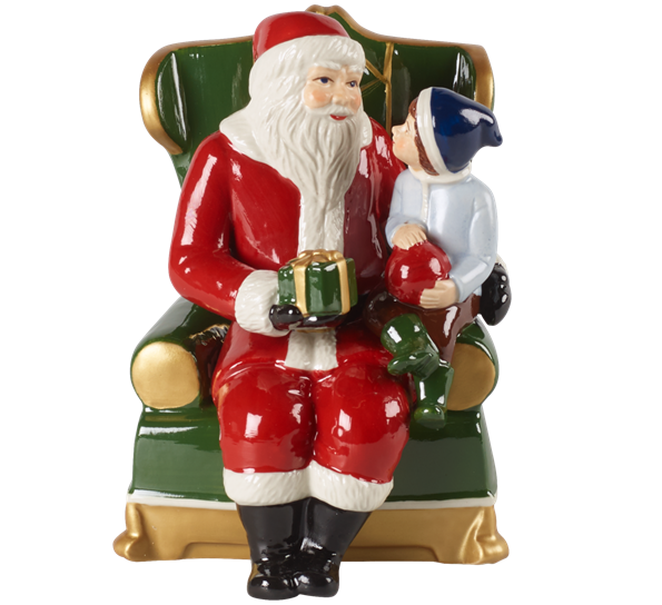 Christmas Toys på armlenet til julenissen 10x10x15 cm fra Villeroy & Boch